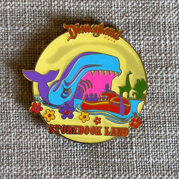 Brand New D23 Pin WDI Retro Monstro Storybook Land LE 300 Disneyland Park 2015 - Picture 4 of 7